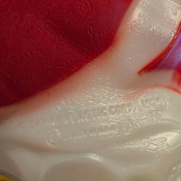 1968 Empire Plastics Blow mold 13" Santa with toy bag - Picture 3 of 5